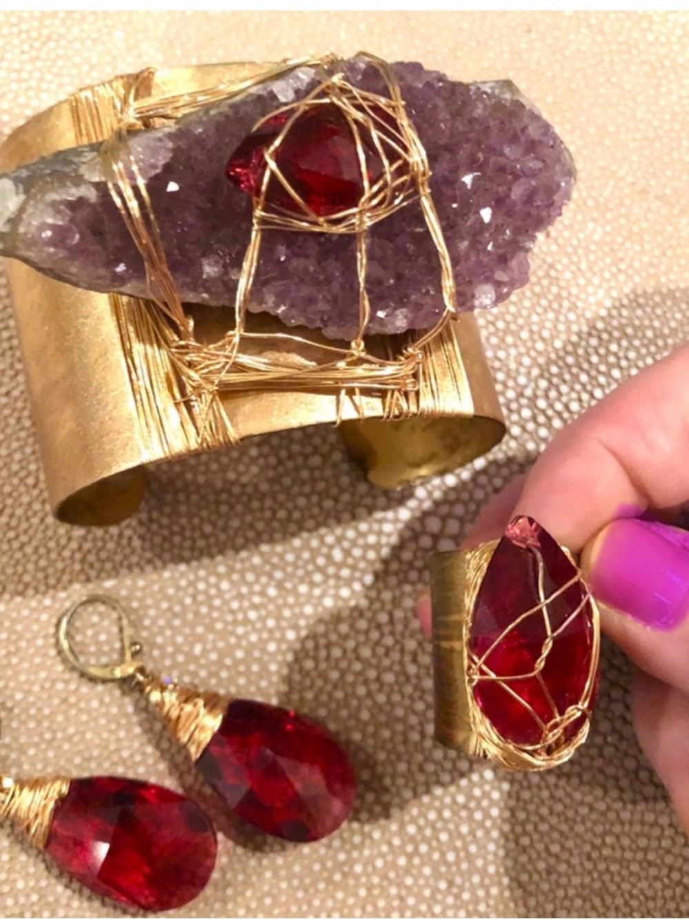 One of a kind! Ring and Cuff!
